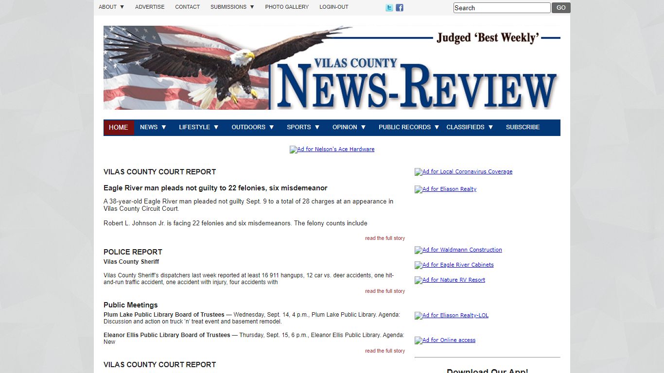 PUBLIC RECORDS - Vilas County News-Review